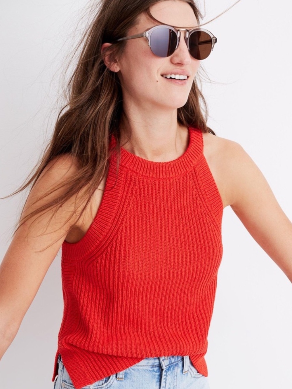 Madewell Valley Knit Halter Top